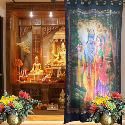Digital print worship rooms' curtains