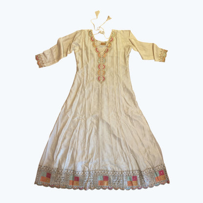 Anarkali set embroidered