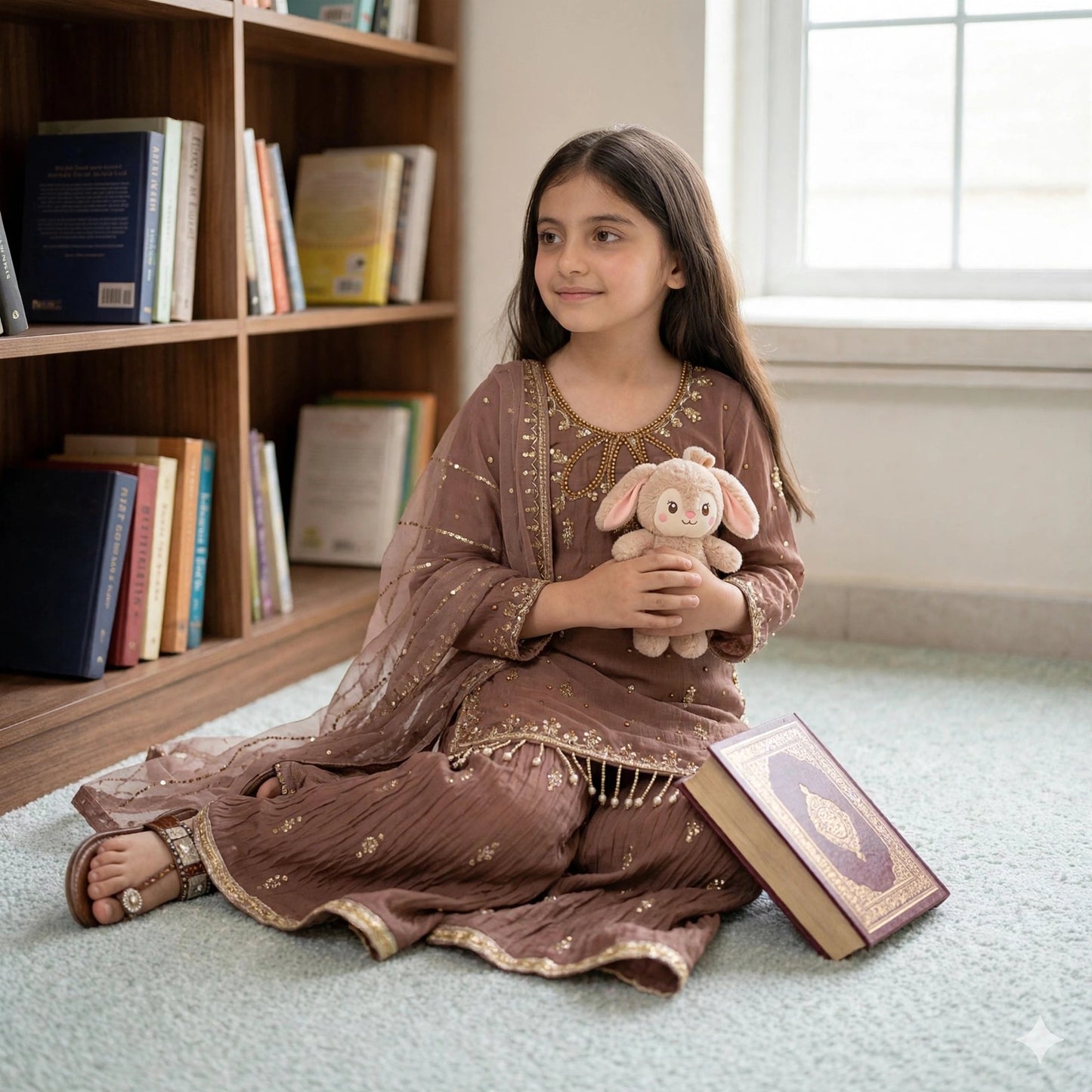Teeya creation mother-daughter palazzo set