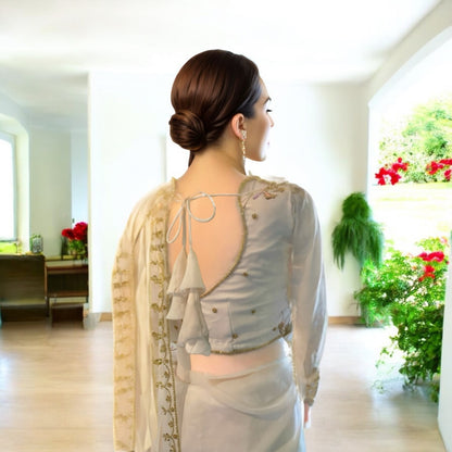 Boutique saree 3 piece combo set