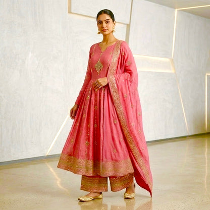 Anarkali palazzo party wear