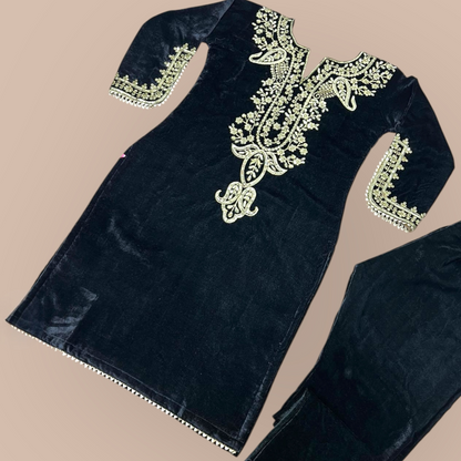 Velvet winter co-ord set