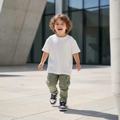 Plain T-shirts for little