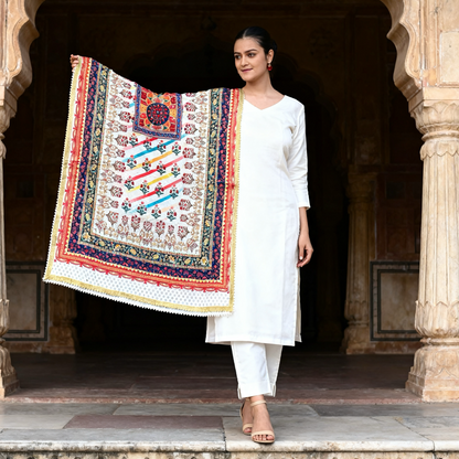 Full length mirror dupatta only