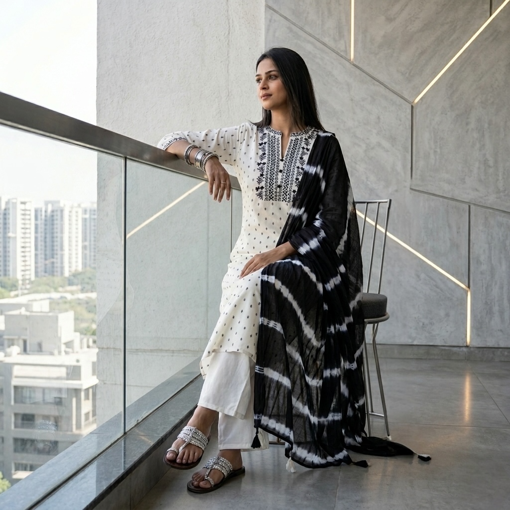 Urban casual kurta set