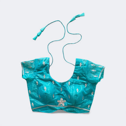 Floral boutique saree with blouse set