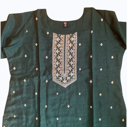 Big size silk kurta