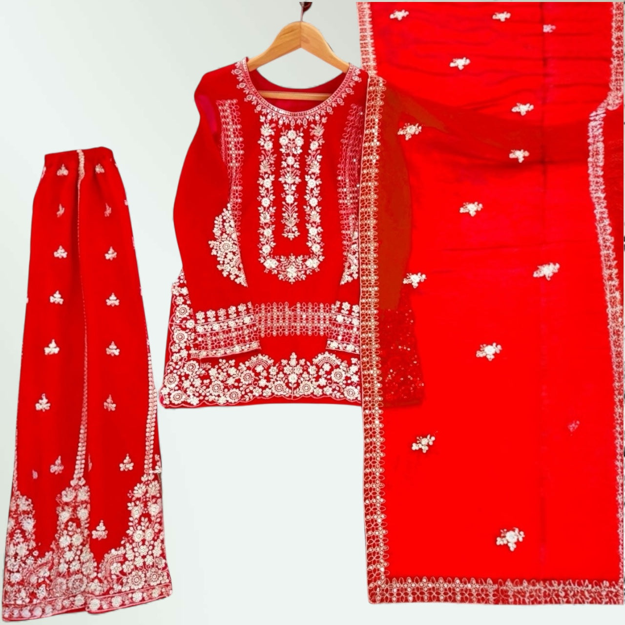 Fully Stitched Plazo Suit Set