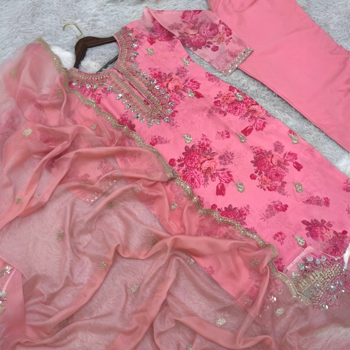 Plus size designer Salwar Suit