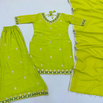 90's-inspired short kurti palazzo set