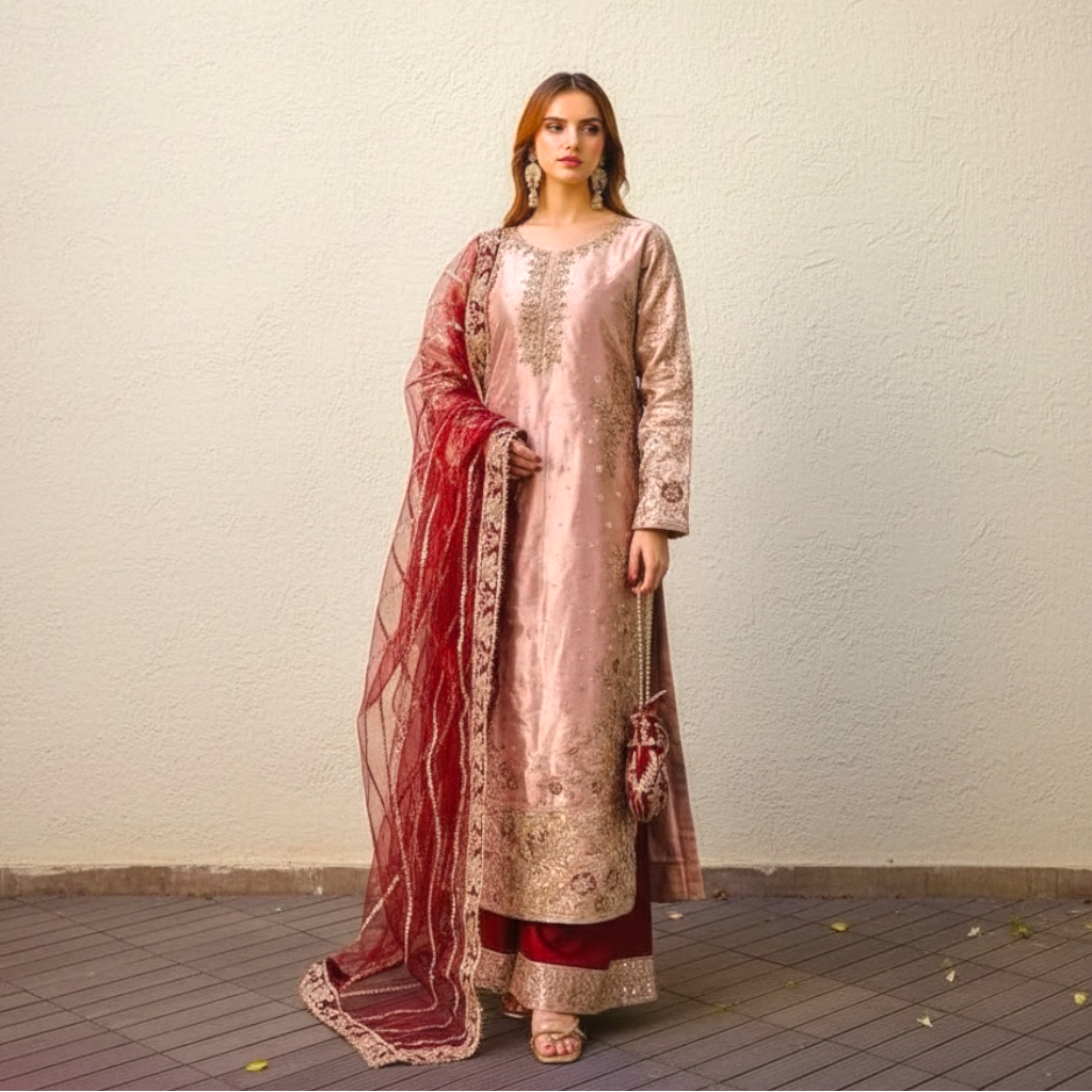 Plus size lavish salwar suit with dupatta