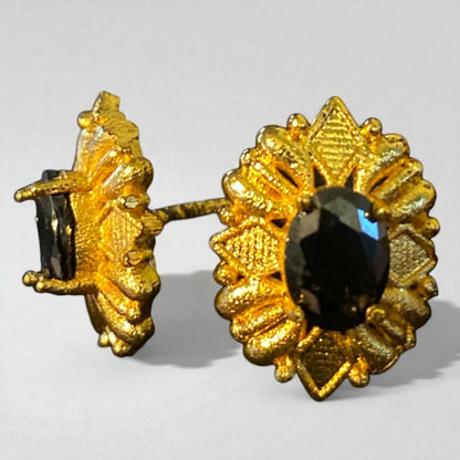 Shubh shri gold plated ear-tops