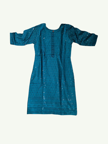 Palak creation chikankari women’s kurti top only