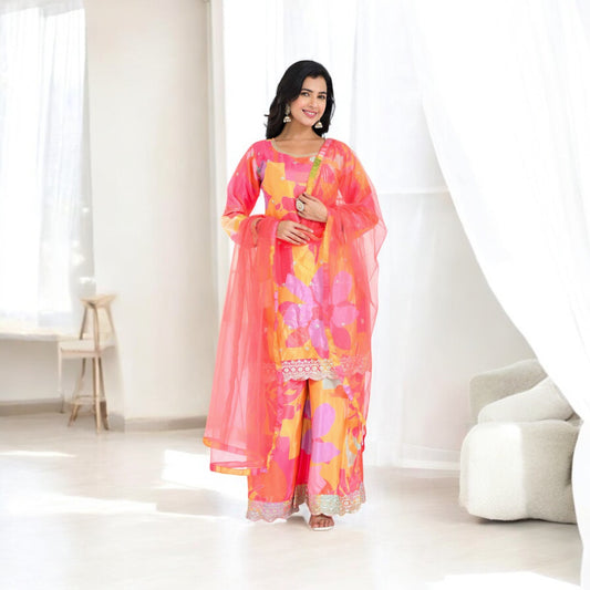 Afsana floral kurta set