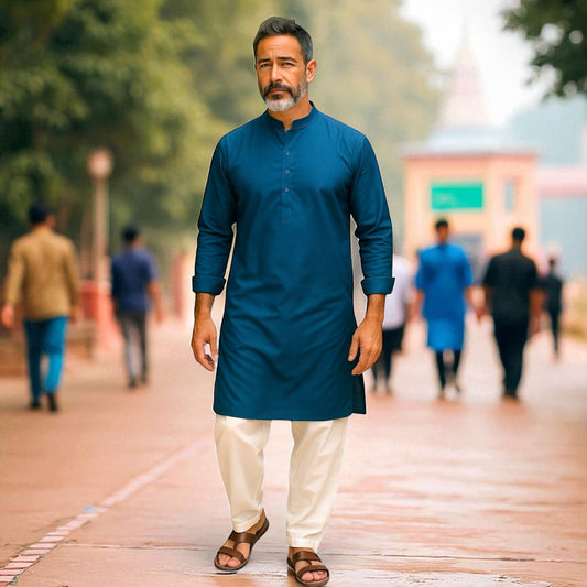 Plus size men’s kurta set