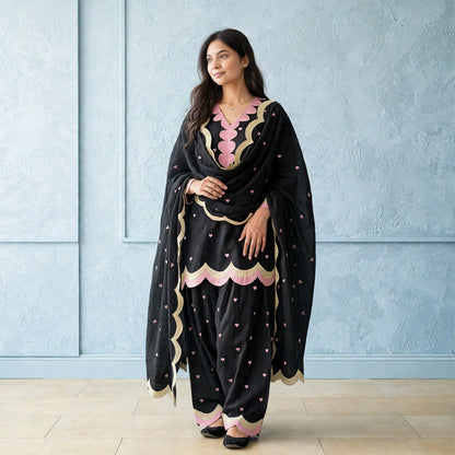 Mahrokh Embroidered Farshi Salwar Set