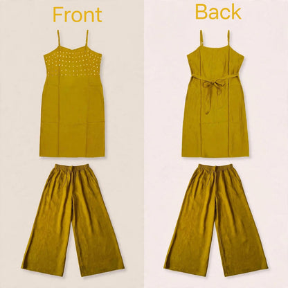 Sleeveless palazzo style co-ord set