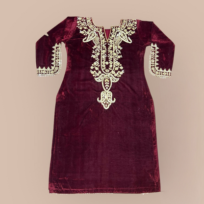 Velvet winter co-ord set