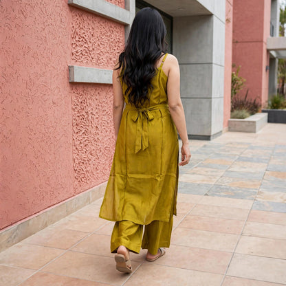 Sleeveless palazzo style co-ord set