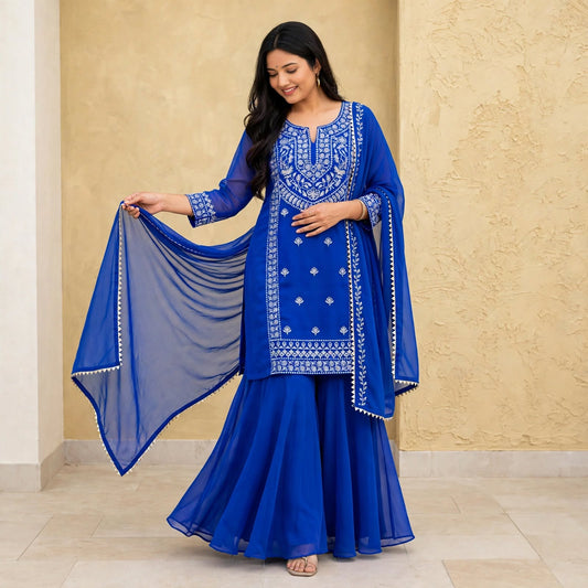 Intricate Thread Work Salwar Suit