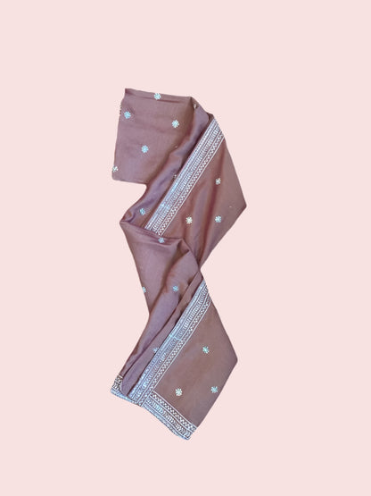 Silk kurta set for little girls
